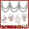 50FT Silver Christmas Garland – Non-Lit Soft Tinsel Decoration for Indoor & Outdoor Use | Holiday Party Decor for Stairs, Railings, Windows & More